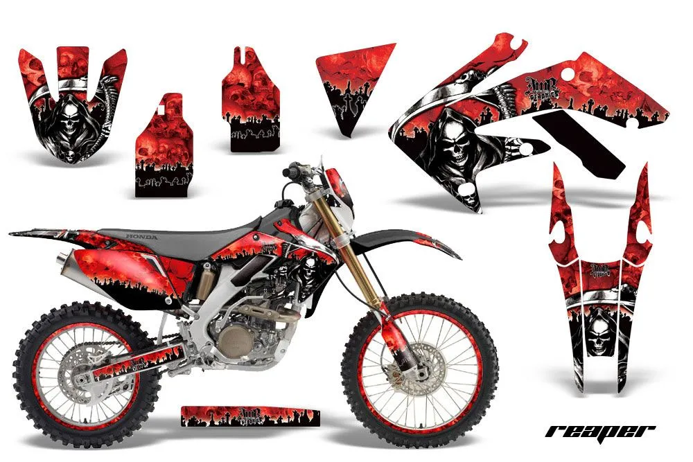 Honda CRF250 X Dirt Bike Graphic Kit - 2004-2017 Reaper Red