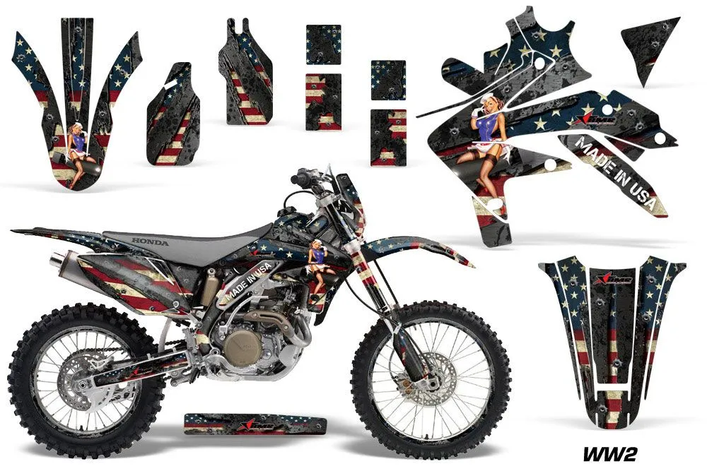 Honda CRF450 X Dirt Bike Graphic Kit - 2005-2016 WW2