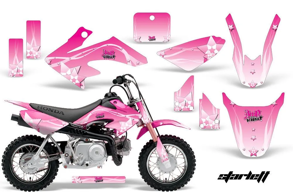 Honda CRF50 Dirt Bike Graphic Kit - 2004-2024 Starlett Pink