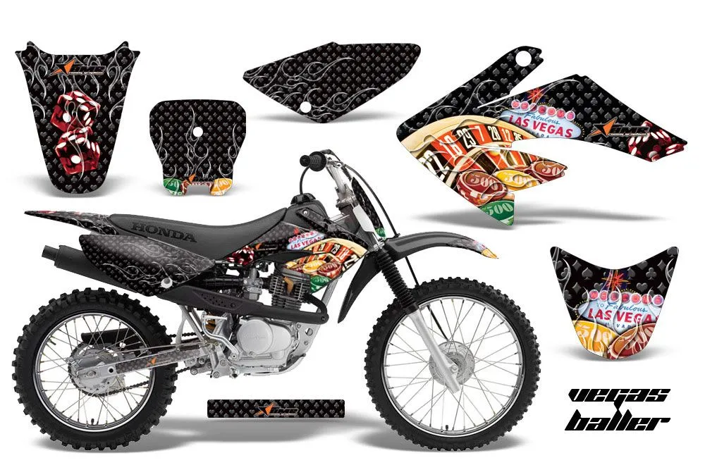 Honda CRF80 Dirt Bike Custom Graphic Kit - 2004-2010