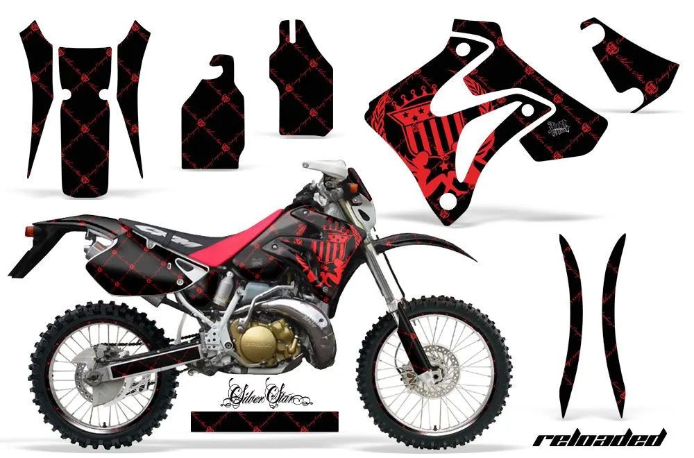Honda CRM 250 AR Dirt Bike Custom Graphic Kit - 1989-1999