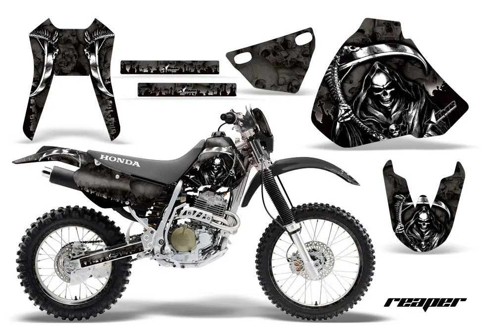 Honda XR400 Dirt Bike Graphic Kit - 1996-2004 Reaper Black