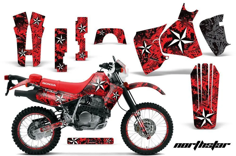 Honda XR650L Dirt Bike Graphic Kit - 1993-2025 Northstar Red