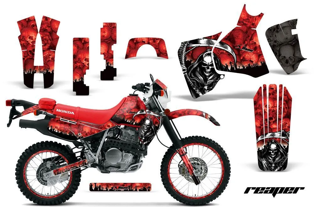 Honda XR650L Dirt Bike Graphic Kit - 1993-2025 Reaper Red