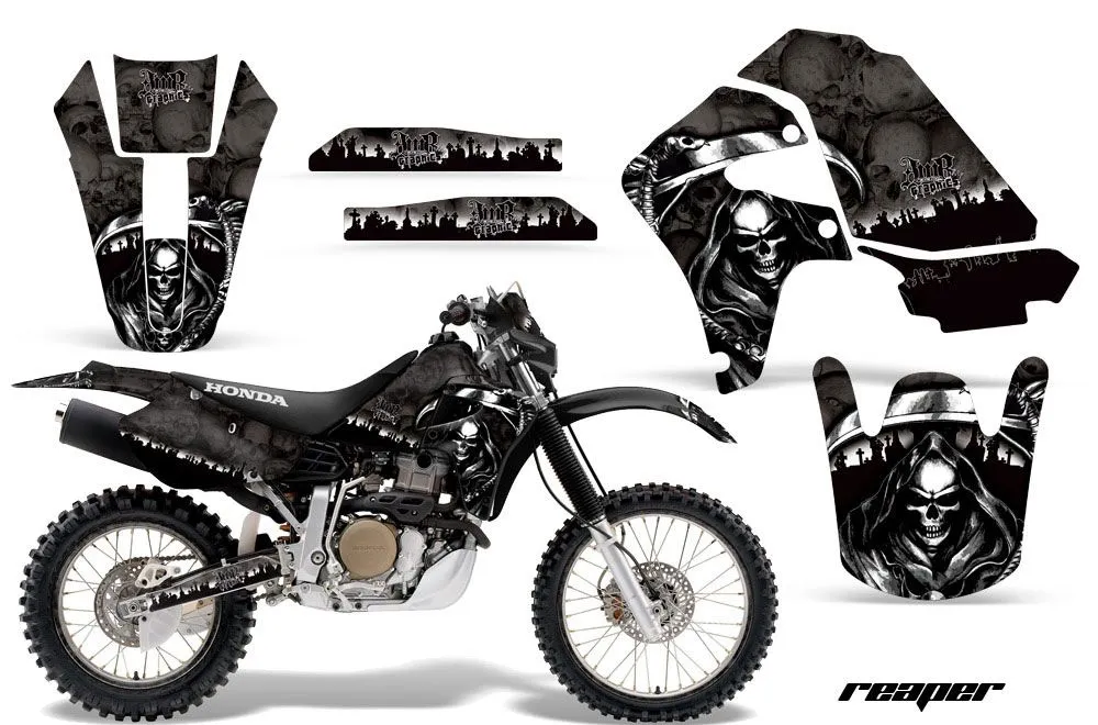 Honda XR650R Dirt Bike Graphic Kit - 2000-2010 Reaper Black