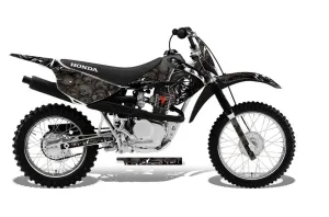 Honda CRF100 Dirt Bike Graphic Kit - 2011-2016 Reaper Black