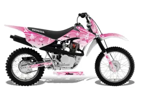 Honda CRF100 Dirt Bike Graphic Kit - 2011-2016 Starlett Pink