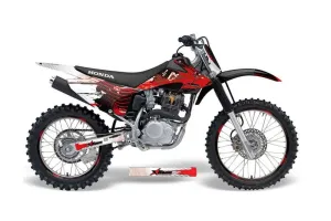 Honda CRF150 F Dirt Bike Graphic Kit - 2008-2014 Carbon X Red
