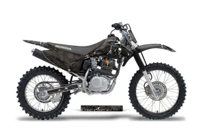 Honda CRF230 F Dirt Bike Graphic Kit - 2003-2007 Reaper Black