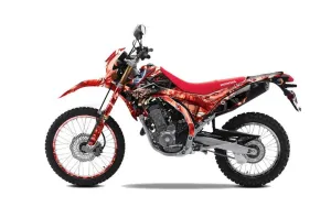 Honda CRF250 L Enduro Dirt Bike Graphic Kit - 2013-2020 Mad Hatter Red
