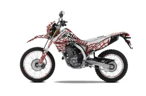 Honda CRF250 L Enduro Dirt Bike Graphic Kit - 2013-2020 Widow Maker White