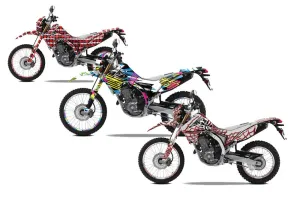Honda CRF250 M Enduro Dirt Bike Custom Graphic Kit - 2013-2020