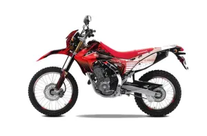 Honda CRF250 M Enduro Dirt Bike Graphic Kit - 2013-2020 Carbon X Red