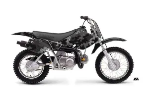 Honda XR50 Dirt Bike Graphic Kit - 2000-2003 Camoplate Black