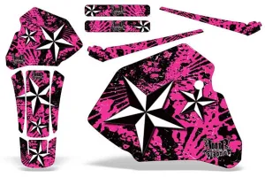 Honda XR80 Dirt Bike Graphic Kit - 1985-2000 Northstar Pink