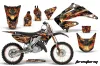 Honda CR125 Dirt Bike Graphic Kit - 1995-2015 Firestorm Black
