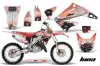 Honda CR125 Dirt Bike Graphic Kit - 1995-2015 Luna Red