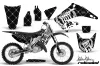 Honda CR125 Dirt Bike Graphic Kit - 1995-2015 Silver Star - Reloaded White