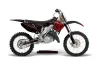 Honda CR250 Dirt Bike Graphic Kit - 1995-2015 Silver Star - Reloaded Red