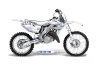 Honda CR250 Dirt Bike Graphic Kit - 1995-2015 Silver Star - Silverhaze White