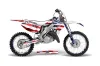 Honda CR250 Dirt Bike Graphic Kit - 1995-2015 Stars and Stripes Red White & Blue