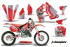 Honda CR500 Dirt Bike Graphic Kit - 1989-2001 T Bomber Red