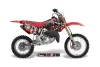 Honda CR85 Dirt Bike Graphic Kit - 2003-2007 Mad Hatter Red