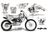 Honda CRF100 Dirt Bike Graphic Kit - 2004-2010 Butterfly White