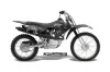 Honda CRF100 Dirt Bike Graphic Kit - 2004-2010 Skulls and Hammers Silver