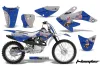 Honda CRF100 Dirt Bike Graphic Kit - 2004-2010 T Bomber Blue