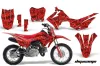 Honda CRF110 F Dirt Bike Graphic Kit - 2013-2018 Digicamo Red