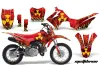 Honda CRF110 F Dirt Bike Graphic Kit - 2013-2018 Meltdown Red