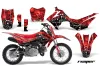 Honda CRF110 F Dirt Bike Graphic Kit - 2013-2018 Reaper Red
