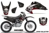 Honda CRF150 F Dirt Bike Graphic Kit - 2003-2007 Bone Collector Black