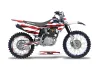 Honda CRF150 F Dirt Bike Graphic Kit - 2003-2007 Stars and Stripes Red White & Blue