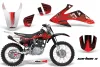 Honda CRF150 F Dirt Bike Graphic Kit - 2008-2014 Carbon X Red