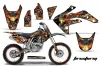 Honda CRF150 R Dirt Bike Graphic Kit - 2007-2016 Firestorm White