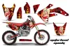 Honda CRF150 R Dirt Bike Graphic Kit - 2007-2016 Motorhead Mandy Red