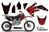 Honda CRF150 R Dirt Bike Graphic Kit - 2007-2016 Silver Star - Reloaded Red