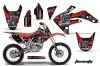 Honda CRF150 R Dirt Bike Graphic Kit - 2007-2016 Toxicity Red
