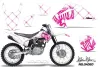 Honda CRF230 F Dirt Bike Graphic Kit - 2003-2007 Sivler Star - Reloaded Pink