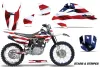 Honda CRF230 F Dirt Bike Graphic Kit - 2003-2007 Stars and Stripes Red White & Blue