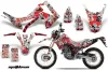 Honda CRF250 M Enduro Dirt Bike Graphic Kit - 2013-2020 Meltdown Red