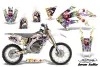 Honda CRF250 X Dirt Bike Graphic Kit - 2004-2017 Ed Hardy - Love Kills Red