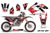 Honda CRF250 X Dirt Bike Graphic Kit - 2004-2017 Street Star Red