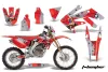 Honda CRF250 X Dirt Bike Graphic Kit - 2004-2017 T Bomber Red