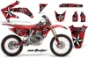 Honda CRF450 R Dirt Bike Graphic Kit - 2002-2012 Northstar Red