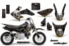 Honda CRF50 Dirt Bike Graphic Kit - 2004-2024 Bone Collector Black