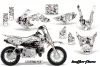 Honda CRF50 Dirt Bike Graphic Kit - 2004-2024 Butterfly White
