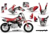 Honda CRF50 Dirt Bike Graphic Kit - 2004-2024 Camoplate Red